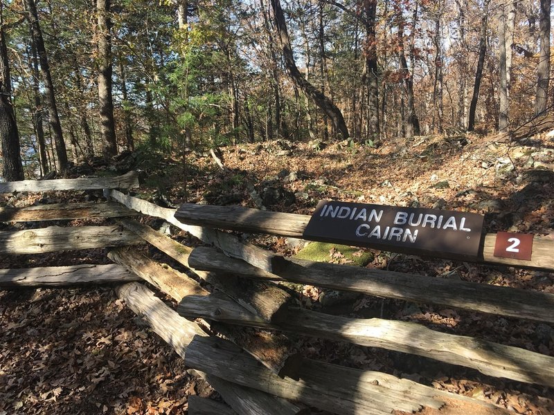 The one and only Indian Burial Cairn!