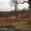 There are many benches similar to this one along this trail.