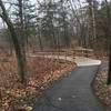 A bridge over the smallest creek ever.  No tolls, or trolls.