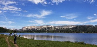 July 2019. Island lake