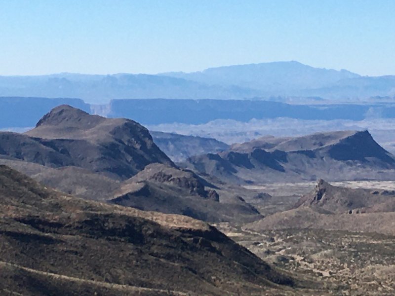 Last saddle on Dodson Trail of the Outer Mountain Loop.