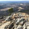 Looking off the west summit.