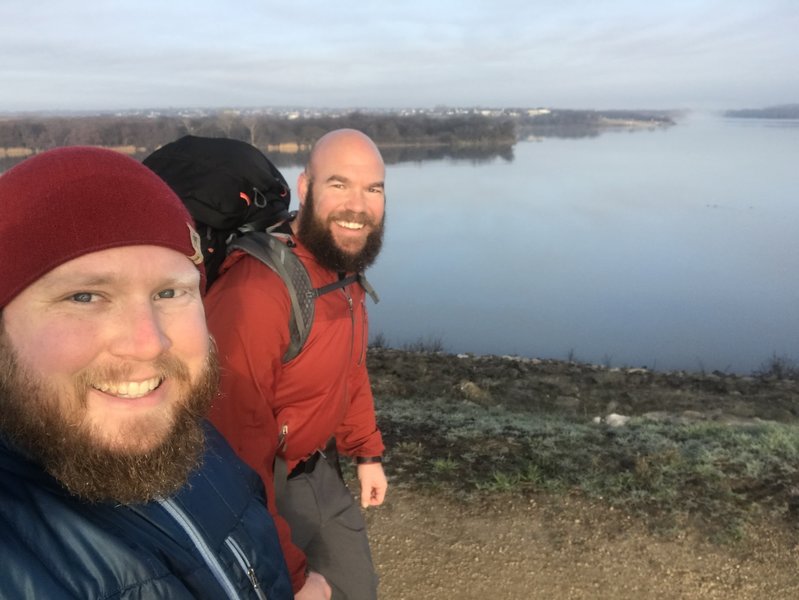 Final push along the top of the reservoir. Beautiful trail with hills and scenic spots.