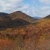 Views of the Hickory Nut Gorge from Rattlesnake Knob.