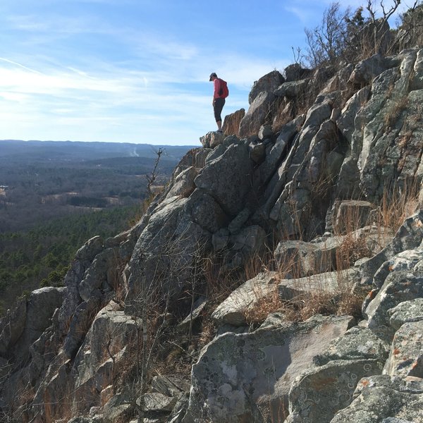 Midway through the traverse, you'll find some of the best views!