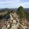 Looking back down the ridge toward pinnacle.