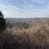 Lake Nockamixon and Nockamixon State Park from the top of Quarry Trail