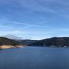 A view of the Dworshak Reservoir from one of the campsites along the Big Eddy Trail.