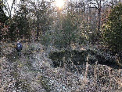This creek would be a great location for a group photo!