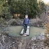 The only ladder bridge over several flooded areas.