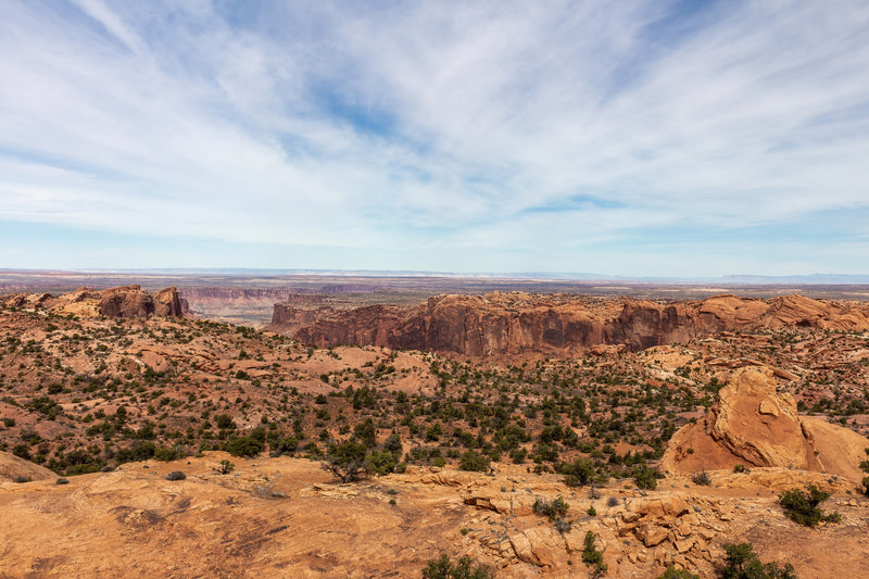 View from Whale Rock towards the Upheaval Dome