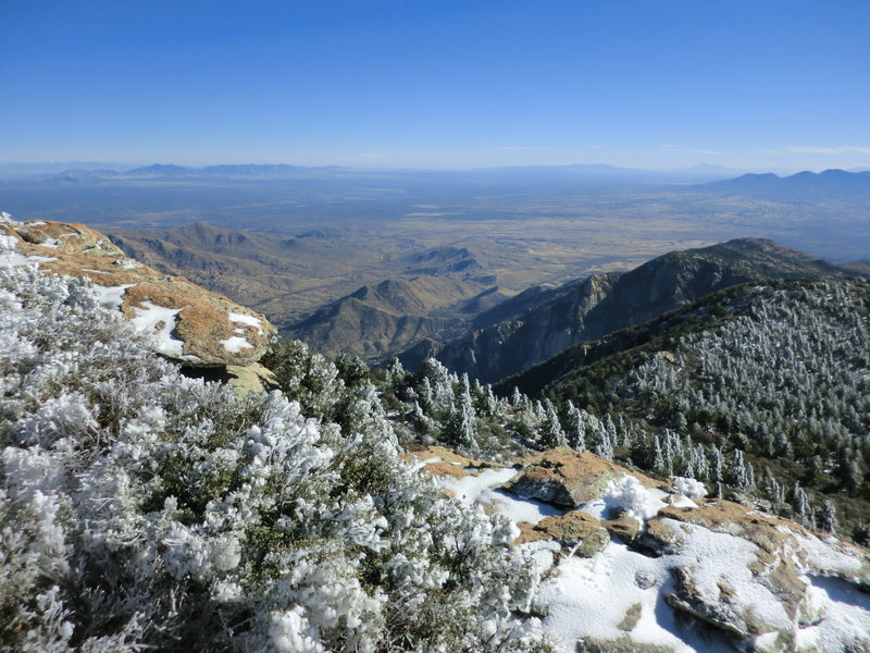 December is  fine time to hike Rincon Peak.