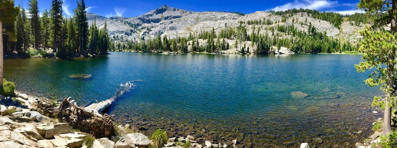 Tamarack Lake a short walk off the trail