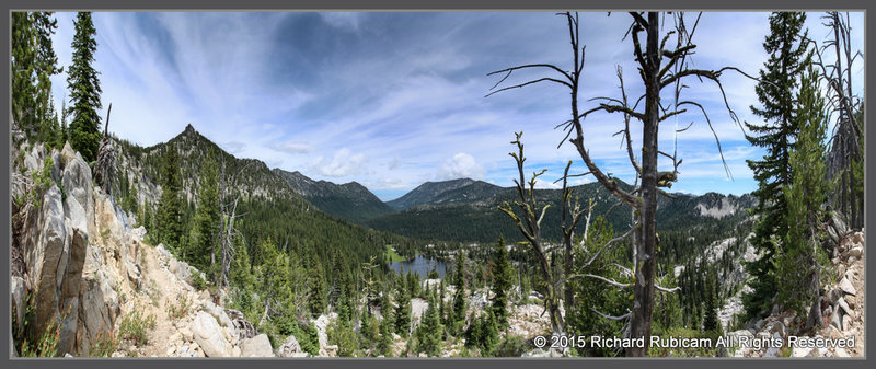 Location on map is estimated.  I think this is looking down on Lost Lake.