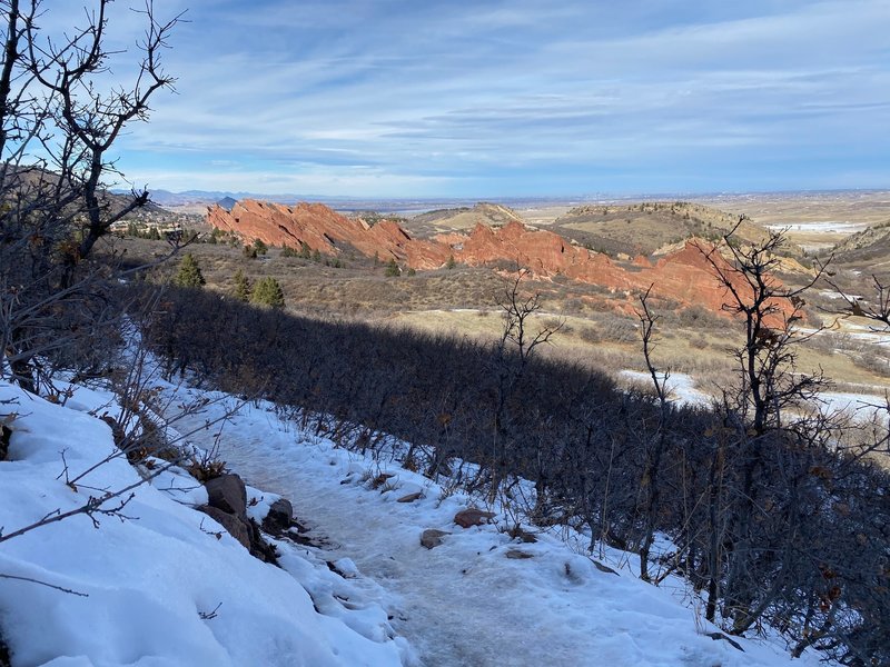 Heading up Carpenter Peak trail