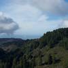 A view of the Pacific Ocean from the Whittemore Gulch Trail in the winter.