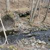 Tricky creek crossing on Old Mill Trail