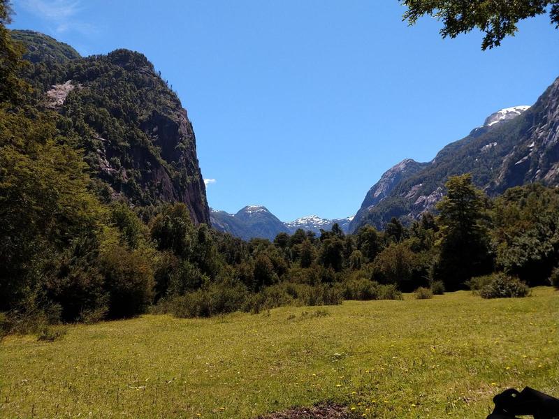 Looking down the valley