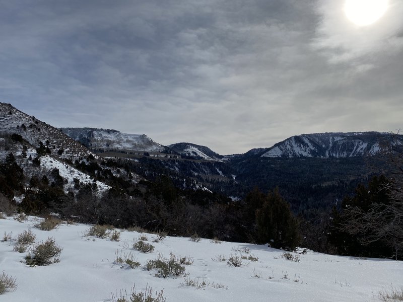 Ephraim Canyon from Dusterburgs.