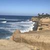 Great view of the cliffs from the edge of the trail point!