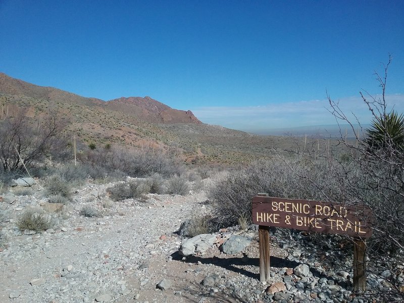 Heading North on the trail.