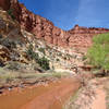 Cliffs are beautiful. Some places you can hike next to the creek.