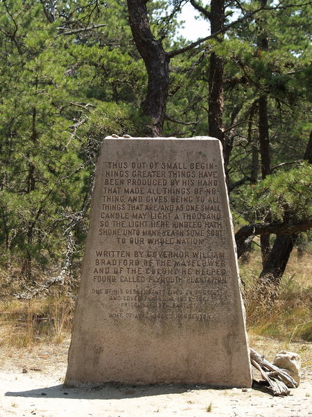 Governor Bradford Memorial On Great Island (Wellfleet, MA)