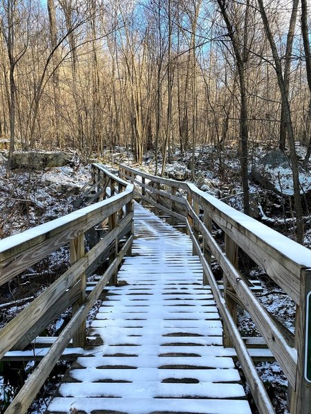 Bridge from Red Trail to Green/Beige Loop