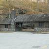 Wooden shelter near Wissahickon. No restrooms.