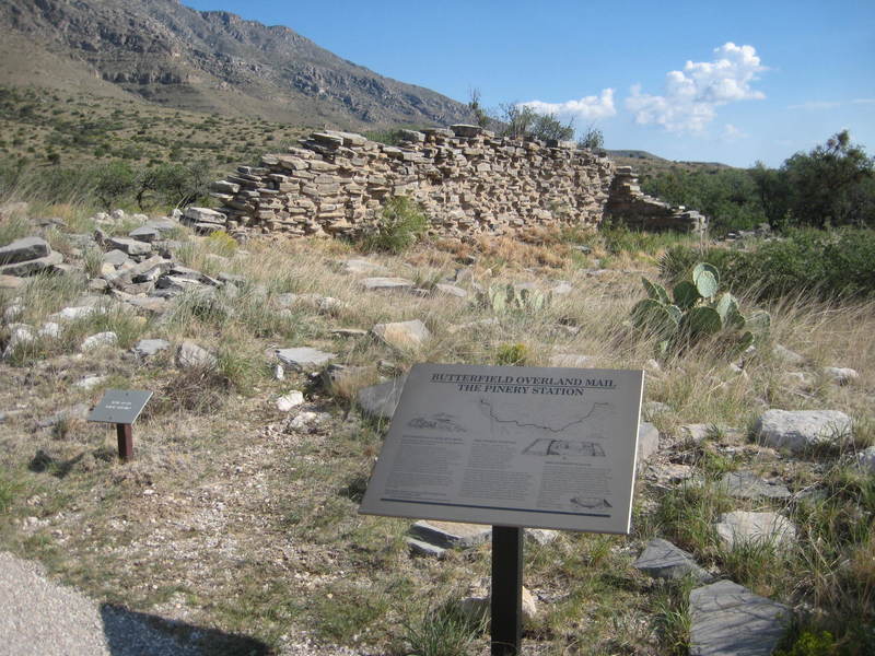 View of the Butterfield Stage ruins