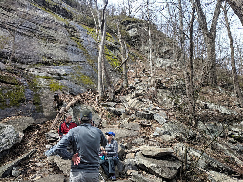 Love the rocky areas of this hike -- especially above the falls area.