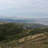 View of the bay and SF, near the summit