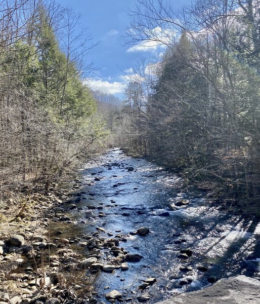 West Prong Little Pigeon River Old Sugarland Trail