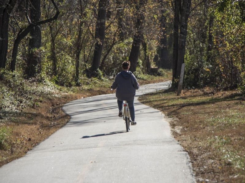 You can ride your bike, run, walk, or skate the Oklawaha Greenway!