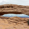 La Sal Mountains through Mesa Arch