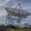 The dish seen from the trail loop