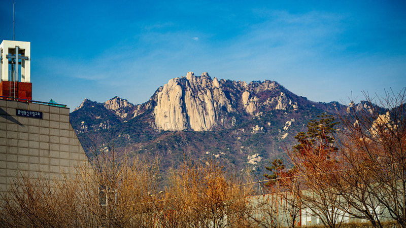 Dobongsan, from near the start of Seoul City Trail Section 1.