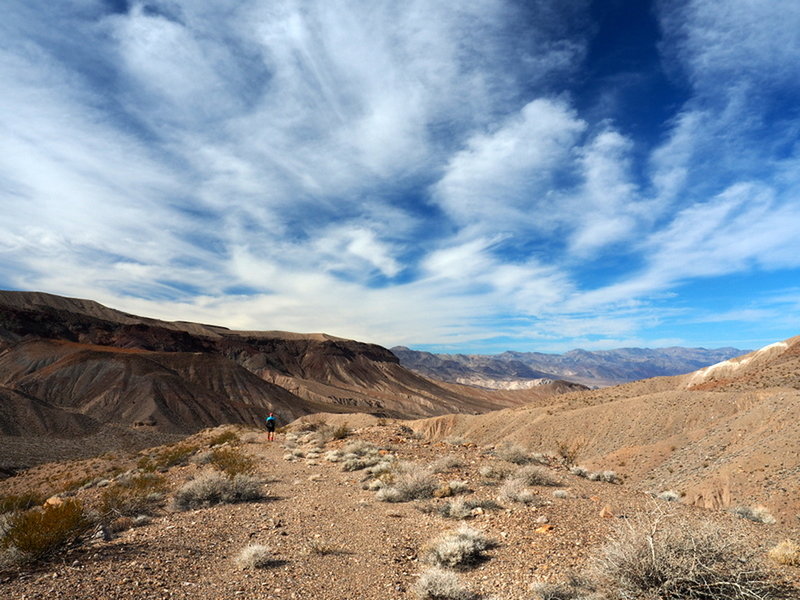 Big sky over the old Saddle Rock Mine road