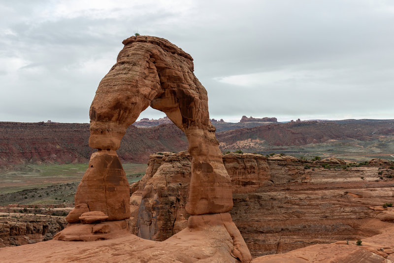 Delicate Arch with the Windows Section in the background