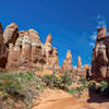 One of the many sandy washes in Fiery Furnace