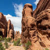 Parallel rock fins are all throughout Fiery Furnace