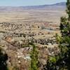 Lower Genoa Canyon Trailhead. About 1.5 miles in. Great view of Genoa below.