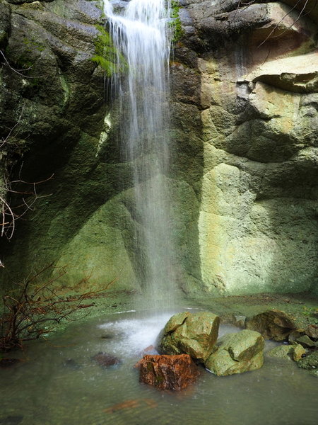 Blue Grotto during seasonal flow.