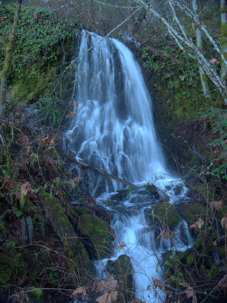 Upper Rumley Falls during spring runoff.