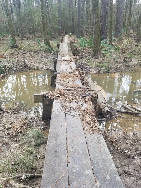 Little Lake Creek Bridge After Flooding