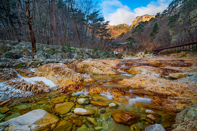 River valleys in Osaek, Seoraksan National Park