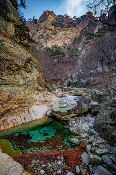 Osaek valley blue mountain streams