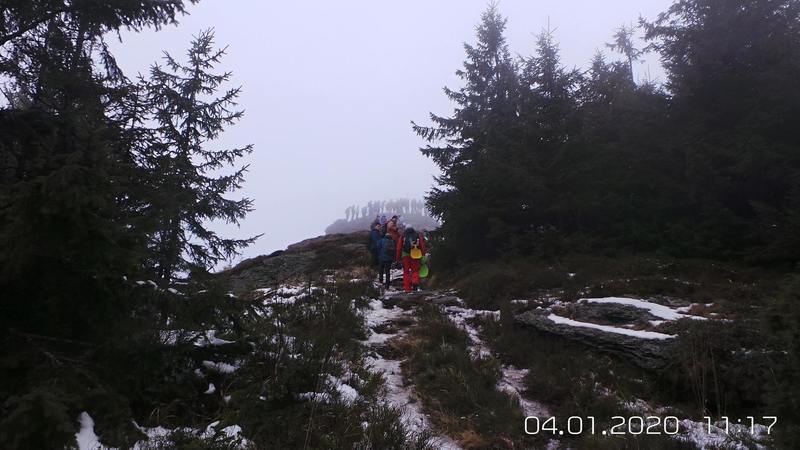 Cestou k vrcholovému bralu Volovec-Skalisko