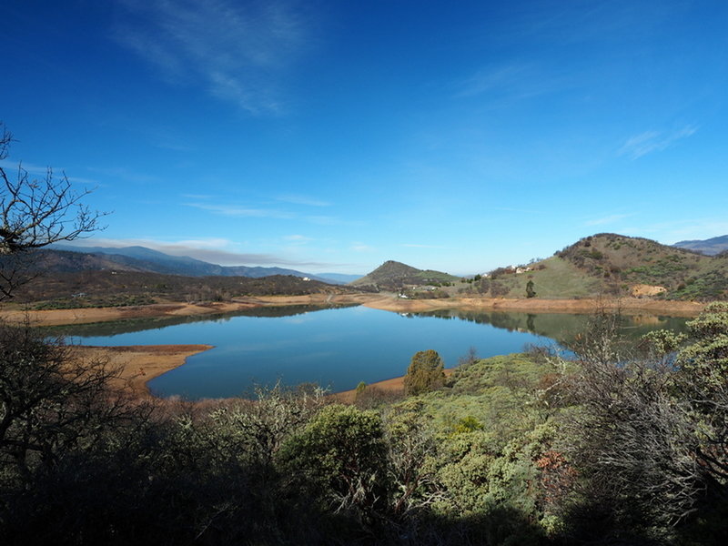 Emigrant Lake from the northern tip of Songer Butte