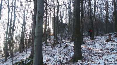 Opičia skala z prístupového chodníka